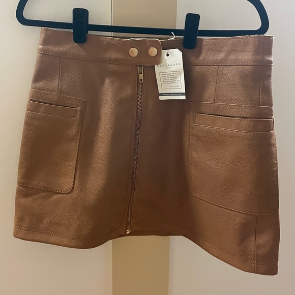 Free People Cooper High A Line Vegan Skirt. - Picture 2 of 7